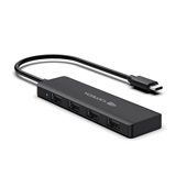 Hub USB-C 2.0 4 Portas HU-C230BK 1 UN C3Tech