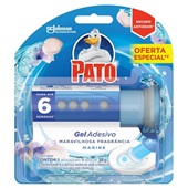 Desodorizador Sanitário Gel Adesivo Marine com 6 Discos e Aplicador 1