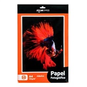 Papel Fotográfico Adesivo A4 135g PT 50 FL Jocar