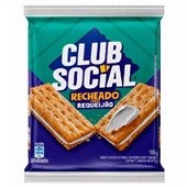 Biscoito Recheado Sabor Requeijão 106g 1 UN Club Social