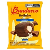 Bolinho Chocolate com Recheio de Baunilha 40g 1 UN Bauducco