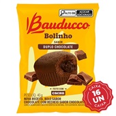 Bolinho Duplo Chocolate 40g CX 16 UN Bauducco