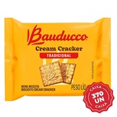 Biscoito Cream Cracker 10g CX 370 UN Bauducco