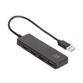 Hub USB 3.0 4 Portas AC444 Preto 1 UN Multi