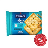 Biscoito Água e Sal Sachê 10g CX 180 UN Renata
