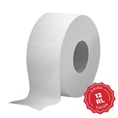 Papel Higiênico Folha Simples 500m CX 12 RL Max Pure