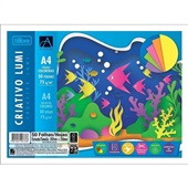 Caderno Colado Criativo A4 Lumi 50 Folhas 1 UN Tilibra