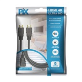 Cabo HDMI 2.0 HDR 4K 19 Pinos 2m 1 UN Pix