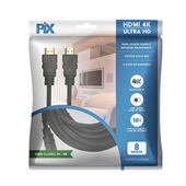 Cabo HDMI 2.0 HDR 4K 19 Pinos 8m 1 UN Pix