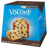 Panettone Gotas de Chocolate 750g 1 UN Visconti