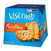 Panettone Frutas 400g 1 UN Visconti