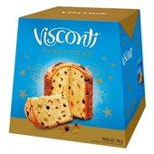 Panettone Frutas 750g 1 UN Visconti