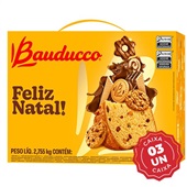 Cesta de Natal Grande 3 CX Bauducco