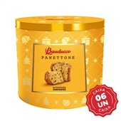 Panettone Lata Frutas 750g CX 6 UN Bauducco