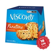 Panettone Frutas 400g CX 18 UN Visconti