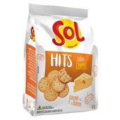 Biscoito Hits Sabor Queijo 80g Sol