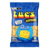 Biscoito Salgado Tuc's Din Crackers Crush sabor Queijo 50g Bela Vista