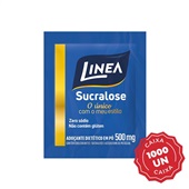 Adoçante em Pó Sucralose Sachês de 0,5g CX 1000 UN Linea