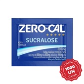 Adoçante em Pó Sucralose Sachês de 0,6g CX 1000 UN Zero-cal