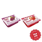 Geleia Sortida Morango e Uva Sachê 15g CX 144 UN Bom Sabor