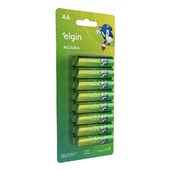 Pilha Alcalina Pequena AA 16 UN Elgin