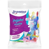 Pazinha Plástica Colorido PT 200 UN Strawplast