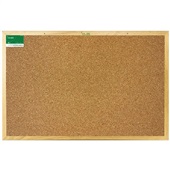 Quadro Aviso Cortiça Dupla Face Madeira 90x60cm 1 UN Souza