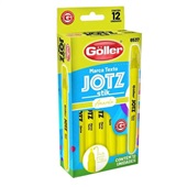 Pincel Marca Texto Jotz Amarelo 12 UN Goller