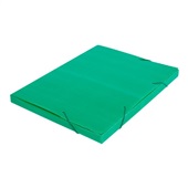 Pasta Polionda Ofício 245x20x335mm Verde 1 UN Polibras