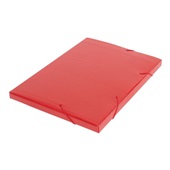 Pasta Polionda Ofício 245x20x335mm Vermelho 1 UN Polibras