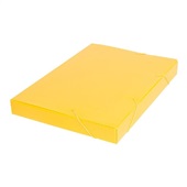 Pasta Polionda Ofício 245x35x340mm Amarelo 1 UN Polibras