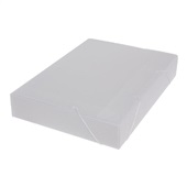 Pasta Polionda Ofício 245x55x340mm Cristal 1 UN Polibras