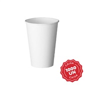Copo de Papel com Parede Simples 300ml Branco CX 1000 UN Azevedo
