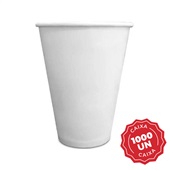 Copo de Papel com Parede Simples 480ml Branco CX 1000 UN Azevedo
