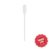 Palheta Plástica para Café Branca PT 7,5CM 1000 UN 7,5cm Gool