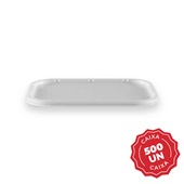 Tampa para Pote Retangular Transparente 1000ml CX 500 UN Copaza