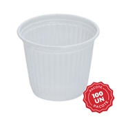 Copo Plástico 50ml Branco PT 100 UN Kerocopo
