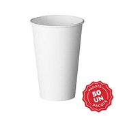 Copo de Papel com Parede Simples 480ml Branco PT 50 UN Azevedo