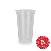 Copo Plástico Descartável Translucido PP 550ml PT 50 UN Copaza