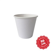 Copo Descartável de Papel Branco 60 ml PT 50 UN Monouso