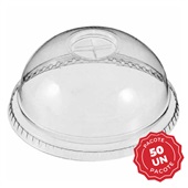 Tampa Pet Transparente Cúpula com Furo 50 UN Bompack