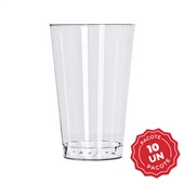 Copo Acrílico 300ml Cristal PT 10 UN Strawplast