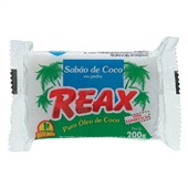 Sabão de Coco em Barra 200g 1 UN Reax