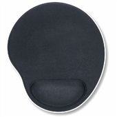 Mouse Pad Ergonômico com Apoio em Espuma Preto 1161 1 UN Work Class