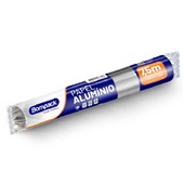 Papel Aluminio 30cm x 7,5m 1 UN Bompack