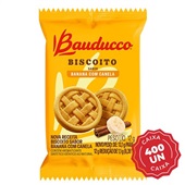 Biscoito de Banana e Canela 12g CX 400 UN Bauducco