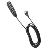 Extensão Elétrica Tripolar 3 Tomadas Preto 3m 1 UN Intelbras