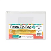 Pasta Multiuso com Zíper e Visor 2782 260x180mm Cristal 5 UN Chies