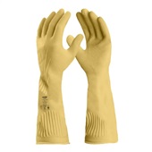 Luva Nitrilica Cano Longo 45cm Amarela G  CA9567 1 UN  DANNY