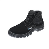 Botina Nobuck com Bico PVC Preto Nº35 CA12783 1 UN Marluvas